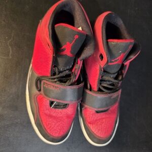 Jordan Athletic Shoes in Red and Black